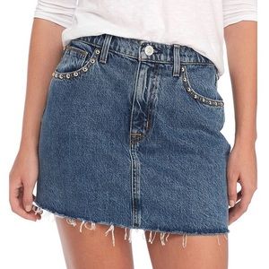 Hudson The Viper Mini Skirt in Vibrant Life